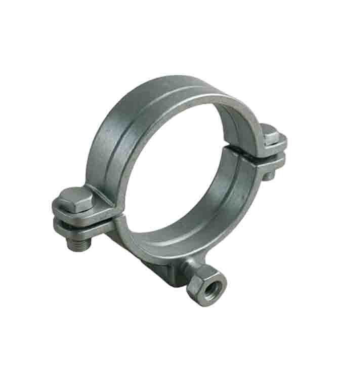 Split ring pipe clamps