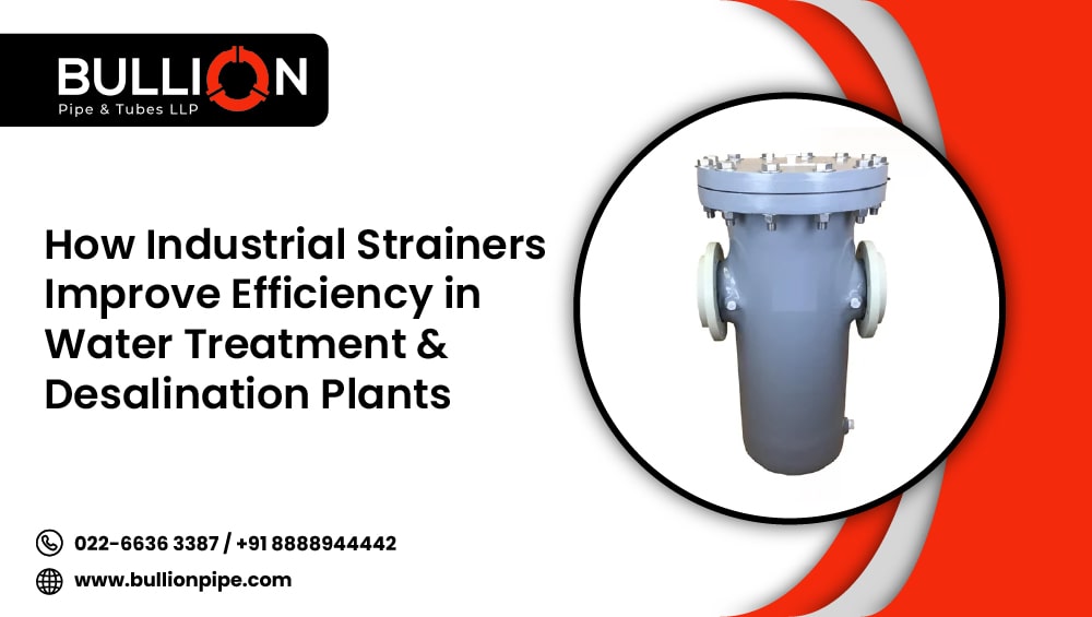 How Industrial Strainers Improve Efficiency in Water Treatment & Desalination Plants?